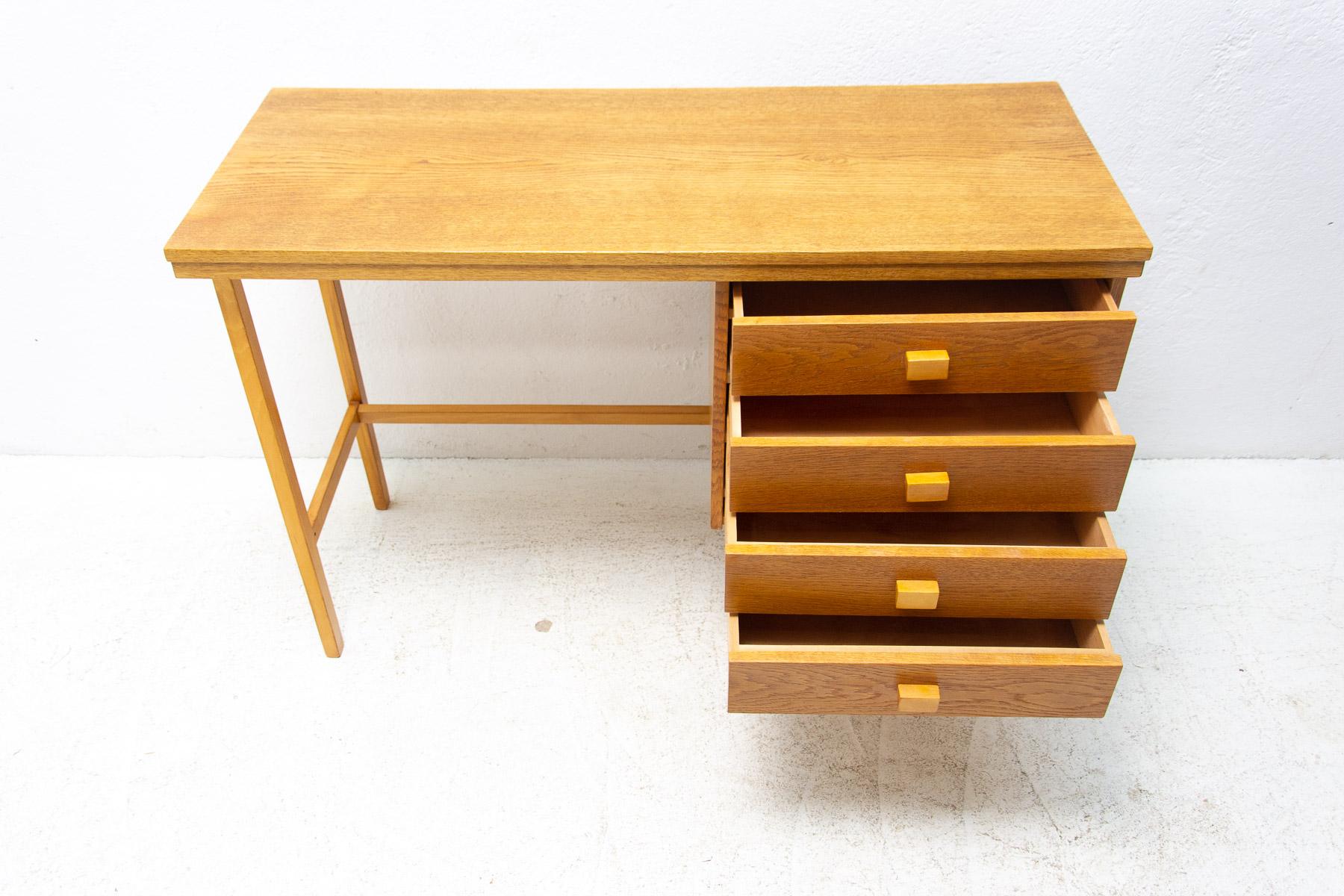 Wood  Ladies desk from HIKOR, 1980´s, Czechoslovakia For Sale