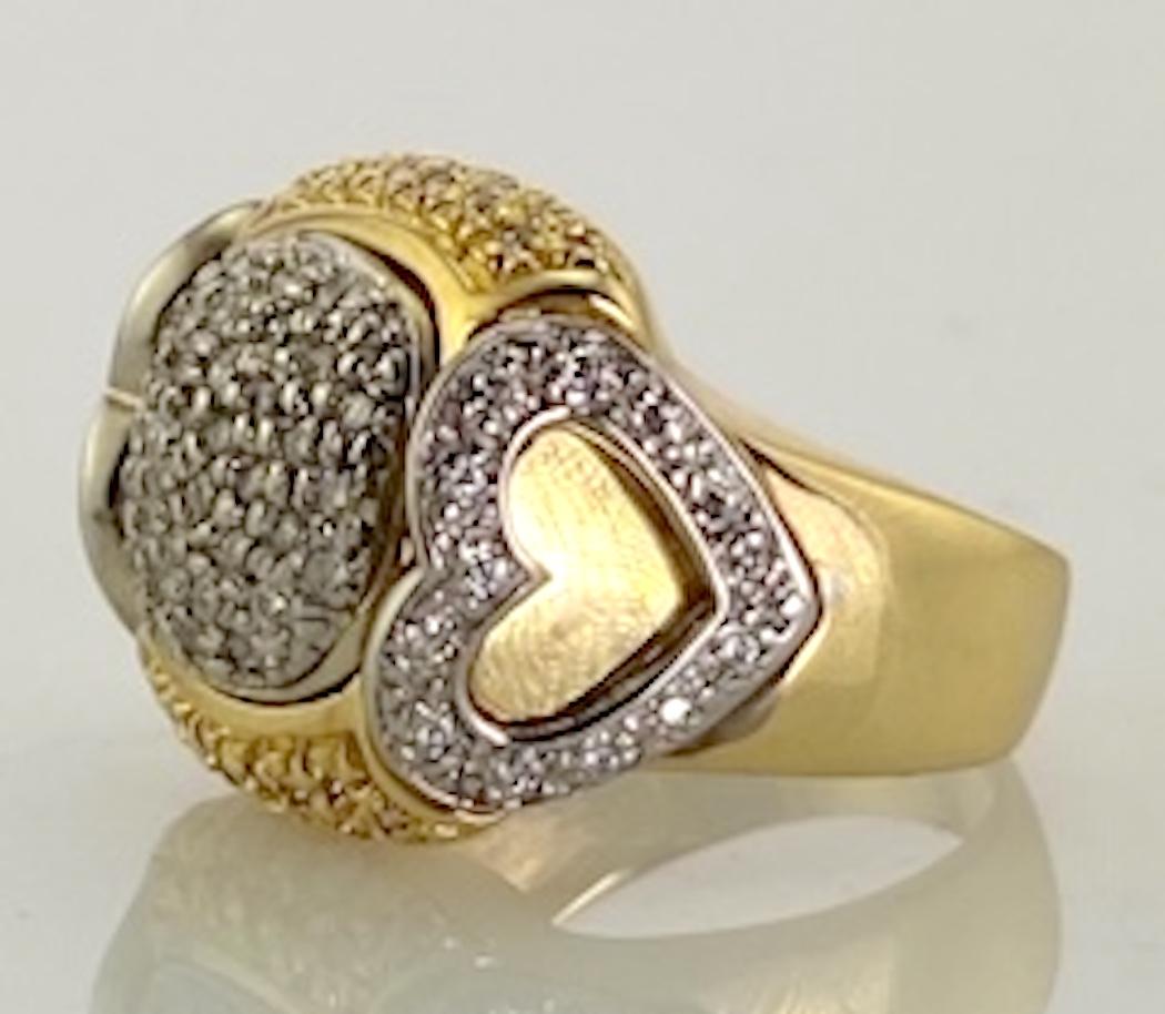 14k gold diamond ring