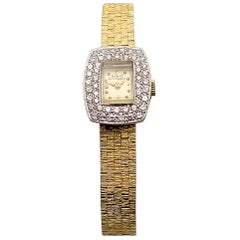 Retro Ladies Diamond Girard Perregaux Wristwatch