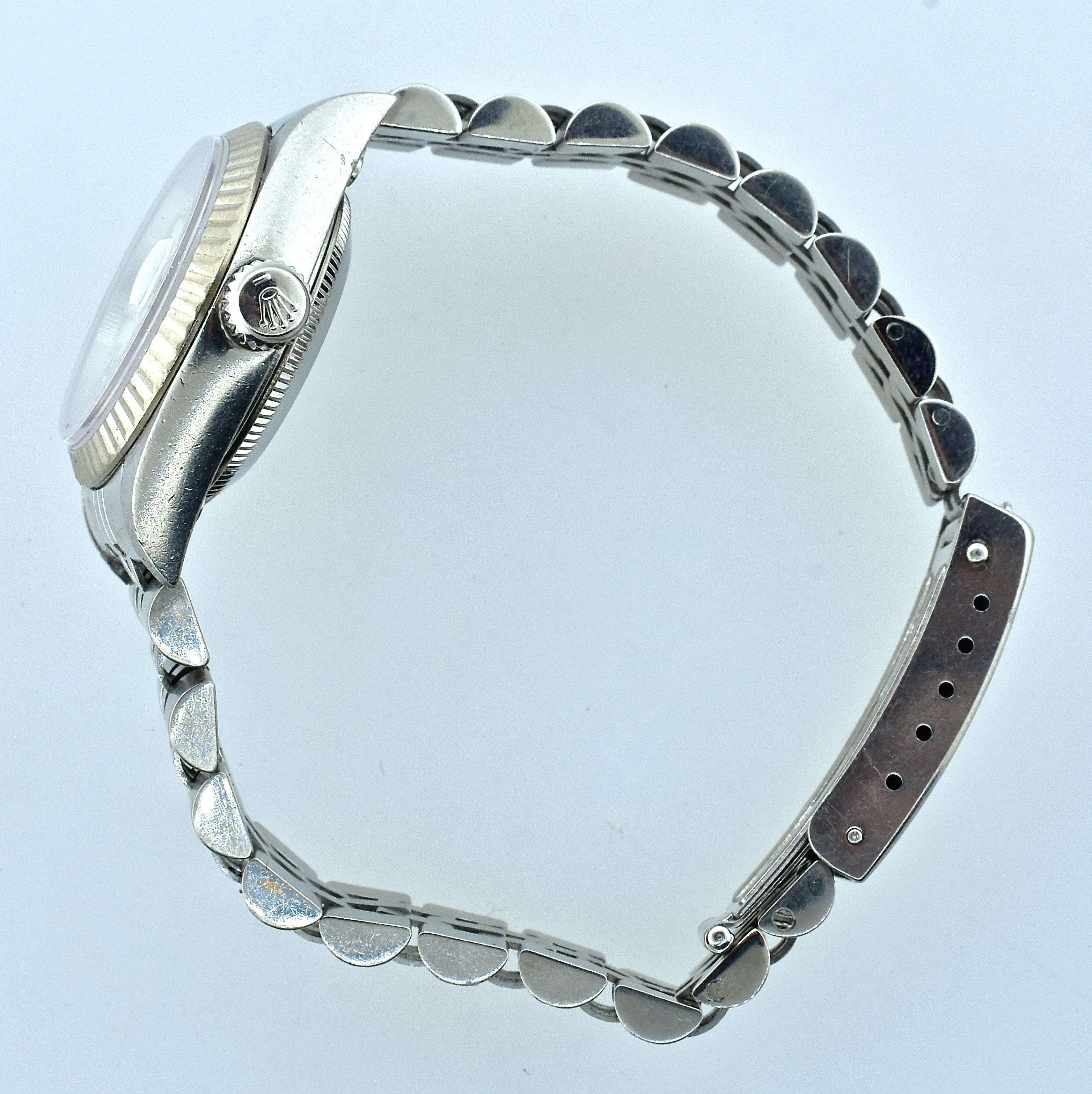 Brilliant Cut Ladies Diamond Jubilee Dial Rolex with Date-Just Wrist Watch, c. 2008