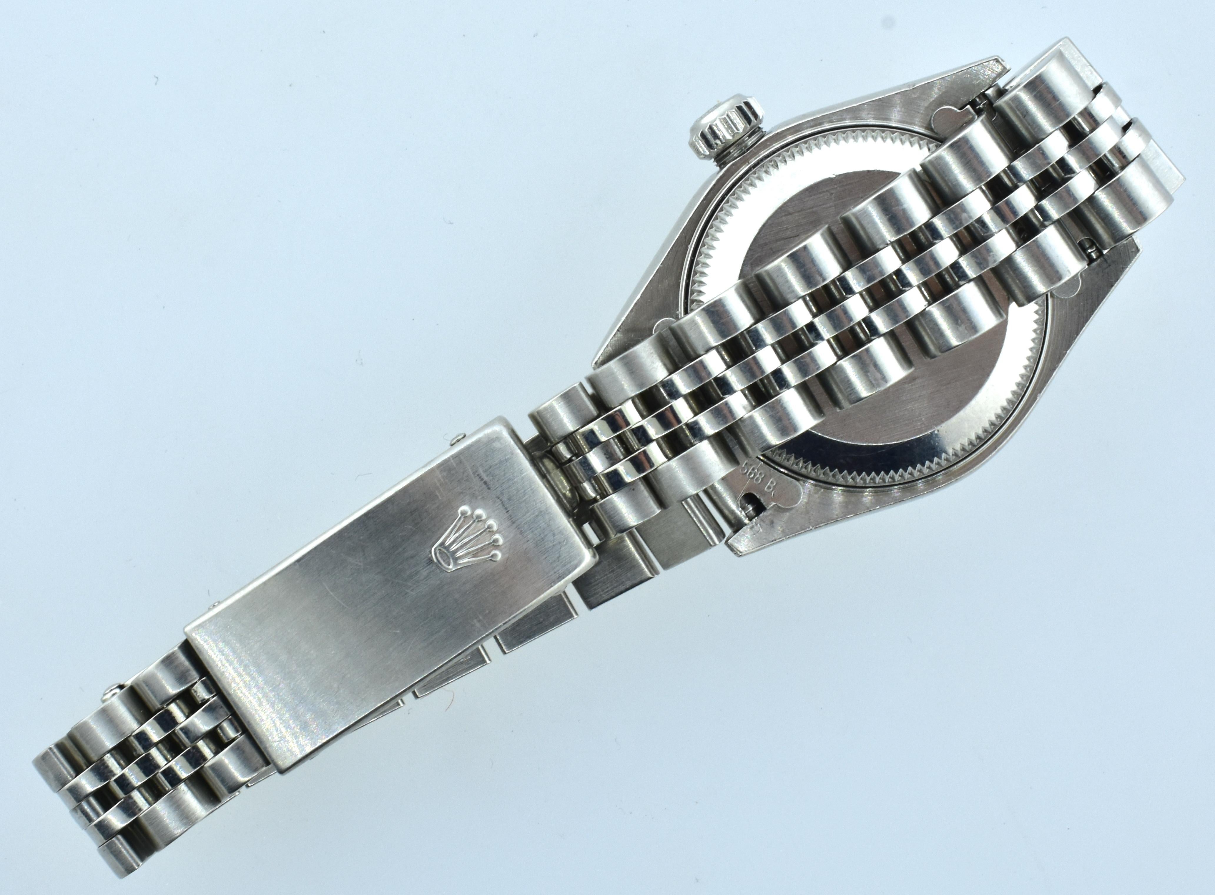 Women's or Men's Ladies Diamond Jubilee Dial Rolex with Date-Just Wrist Watch, c. 2008