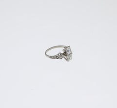 Ladies Diamond Ring in White Gold