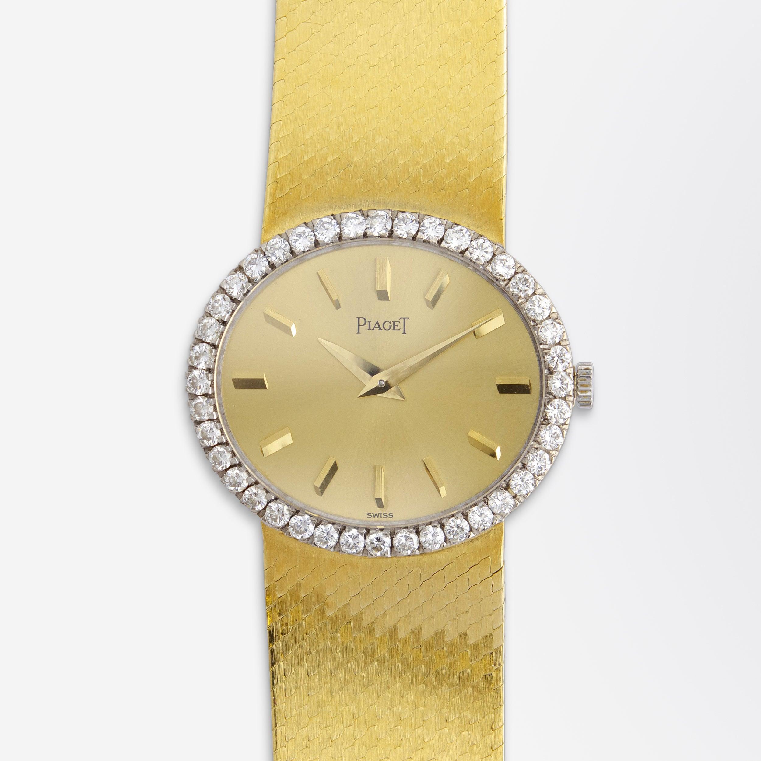 Women's Ladies Diamond Set Piaget in 18 Karat Yellow Gold
