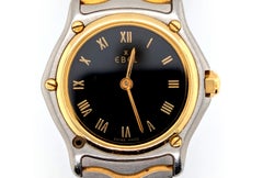 Ladies Ebel Classic Wave Wrist Watch Stainless Steel 18K Gold Bezel 51624897