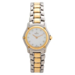 Ladies Ebel Mini Sport, Diamond Dot Dial, 18k Yellow Gold, Excellent Condition