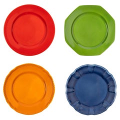 Ladies & Gentlemen Ceramic Set of 4 Prime Dinner Plates by Stories of Italy