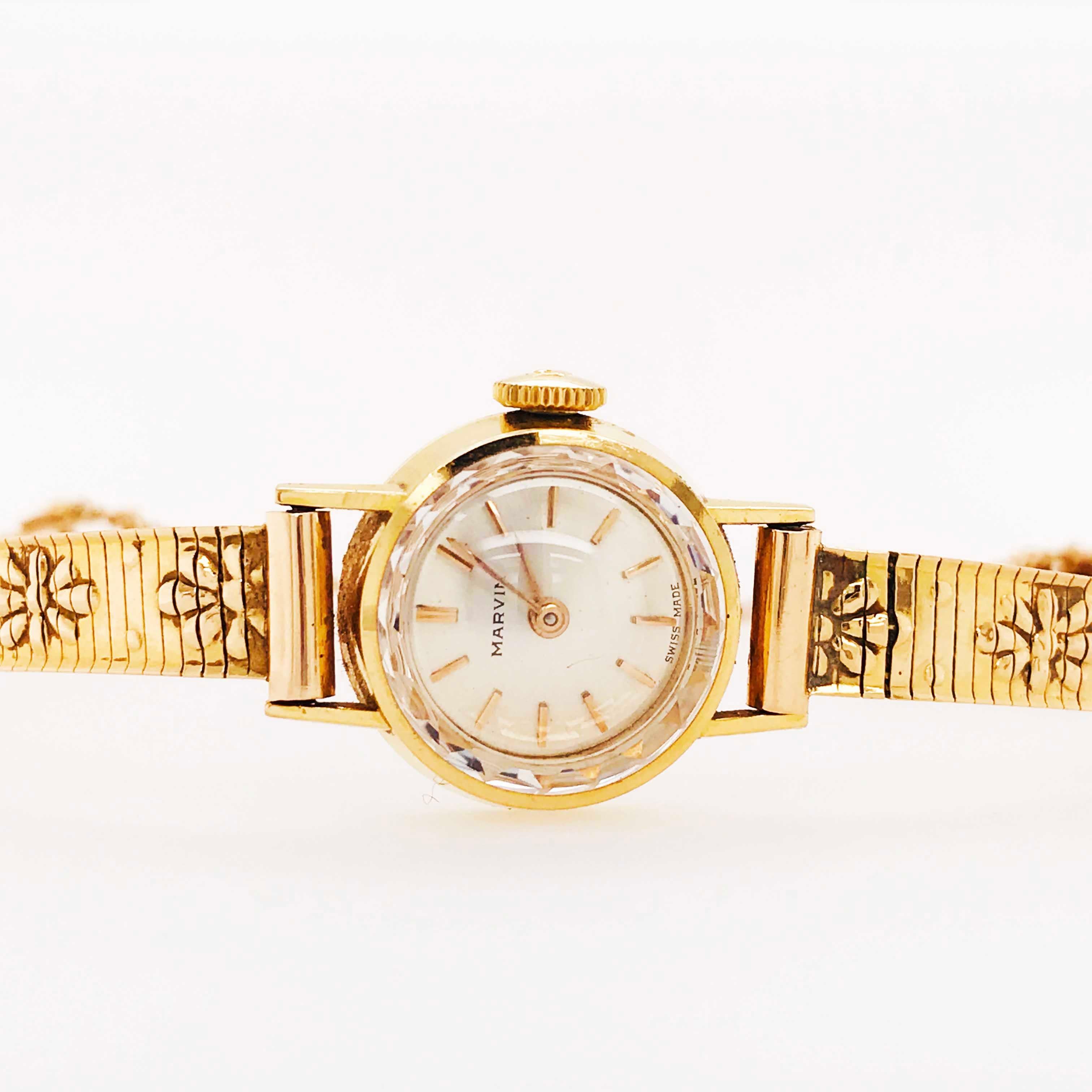 marvin ladies gold watches