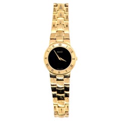 Ladies Gucci 3300 Wrist Watch Stainless Steel Yellow Gold Plated Quartz