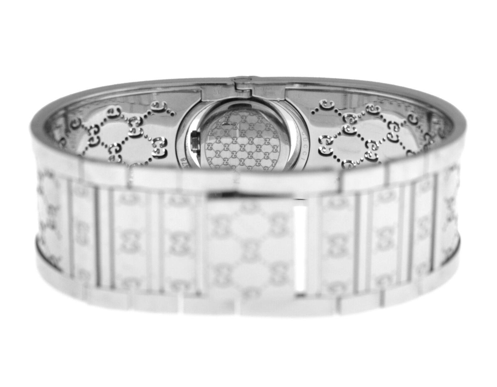 Ladies Gucci Twirl 112 Steel Quartz Diamond Watch 1