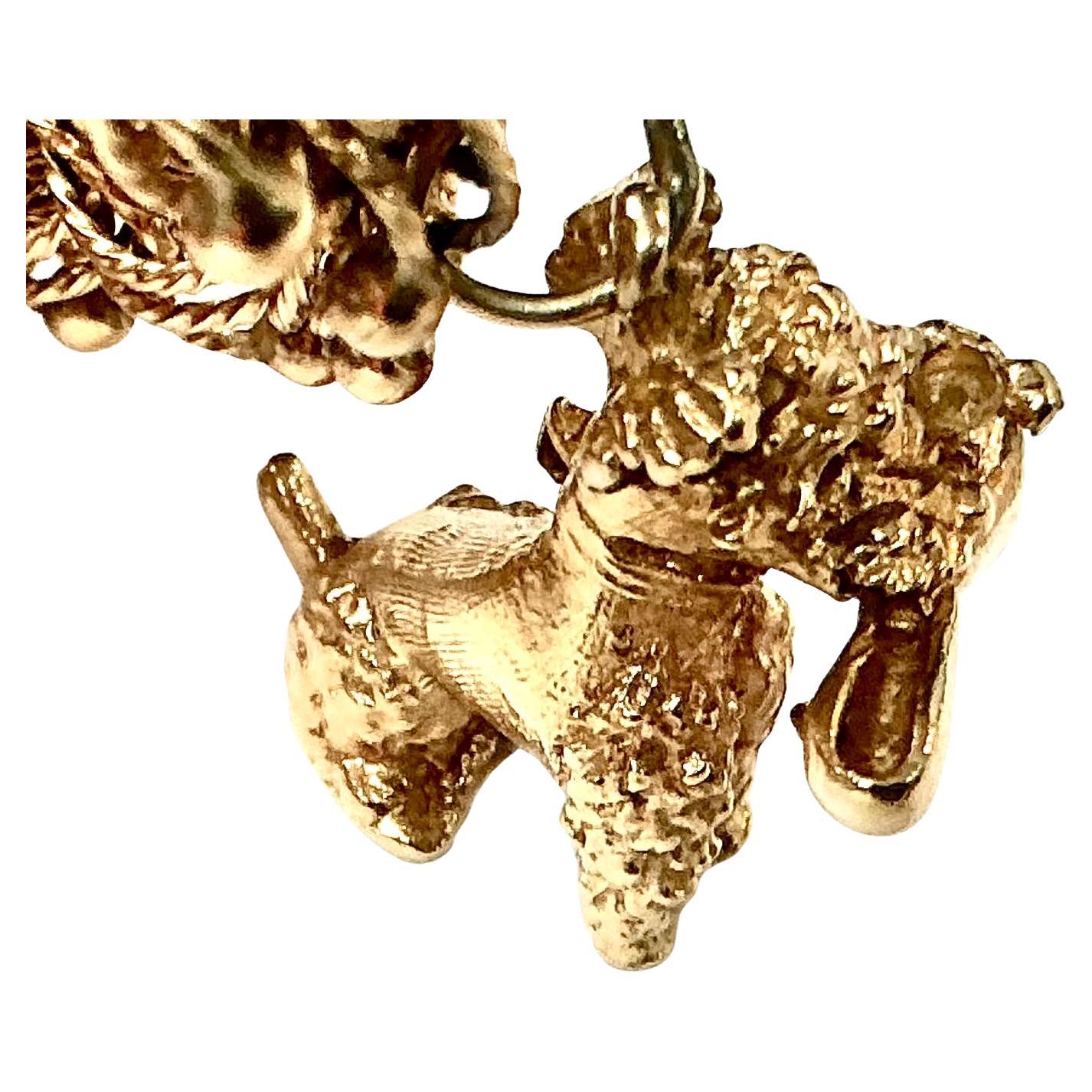 Bracelet de breloques en or 14K pour dames Bon état - En vente à Bradenton, FL