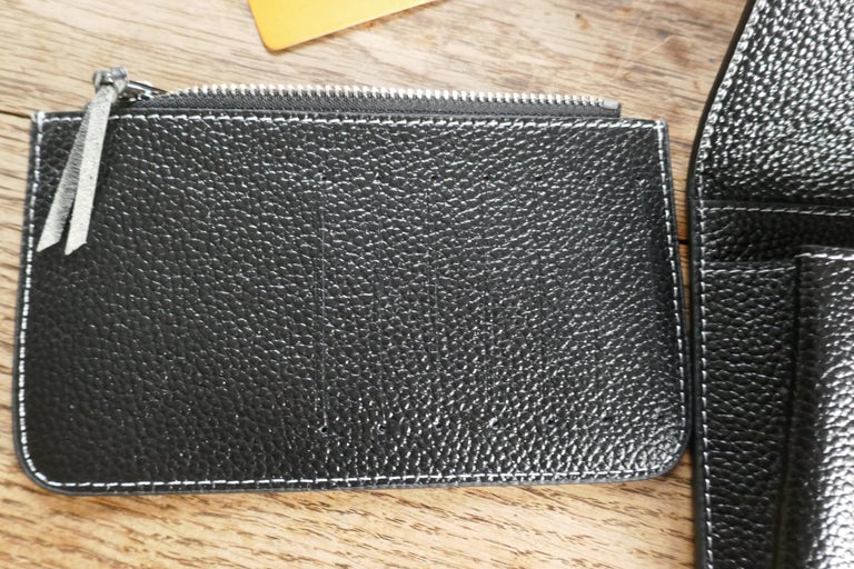 Ladies Hermes Shiny Black Togo Calfskin Dogon Duo Wallet with Purse at ...