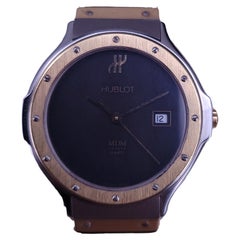 Ladies Hublot MDM 28mm Stainless Steel & Gold Tone Bezel Wrist Watch Ref. 1391.2