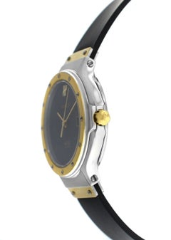 Ladies Hublot MDM Geneve Classic 1390.2 Steel 18 Karat Gold Quartz Date Watch