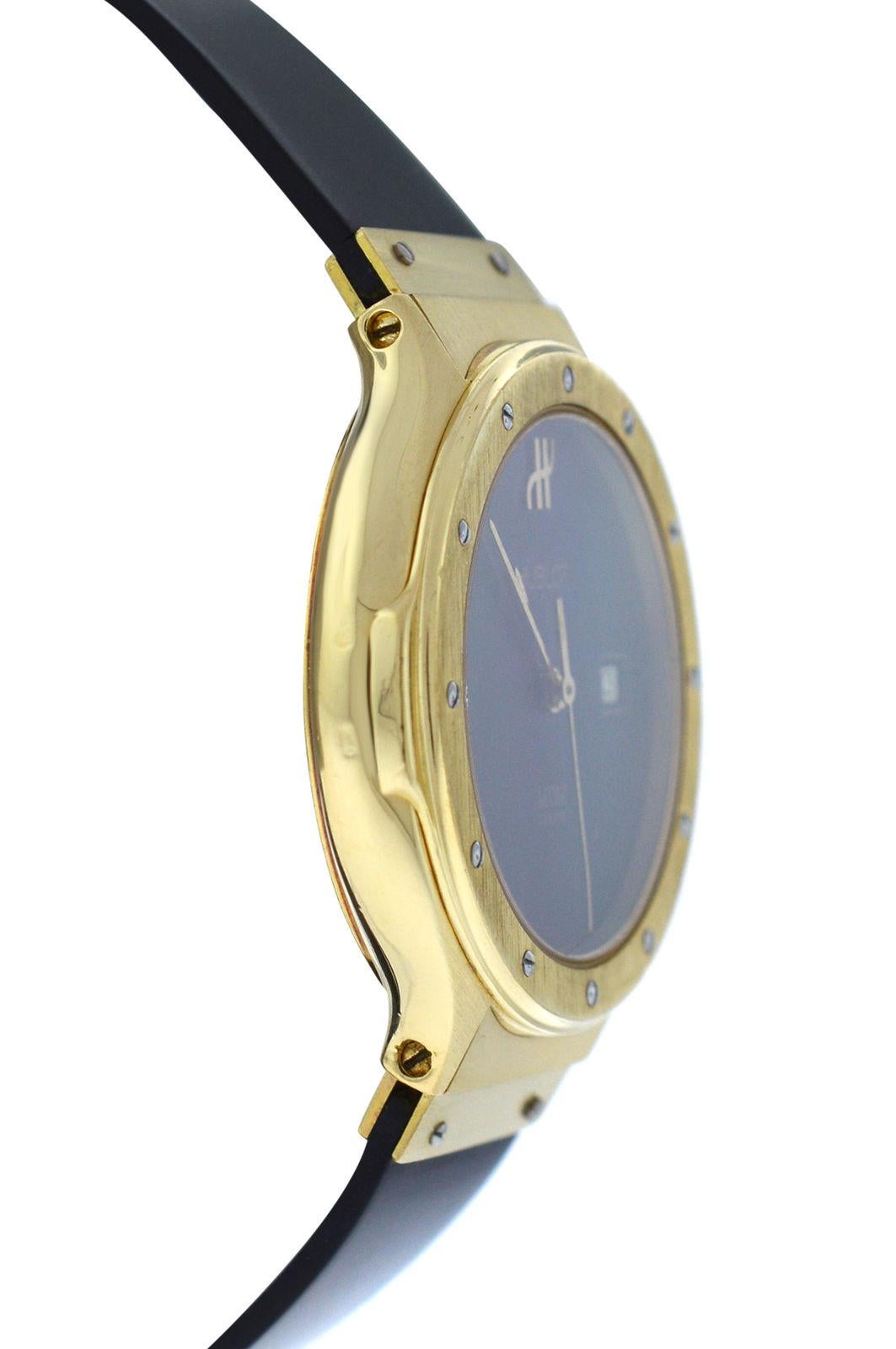 Hublot MDM Geneve Classic Stahl-Uhr aus 18 Karat Gold mit Quarz (Moderne) im Angebot