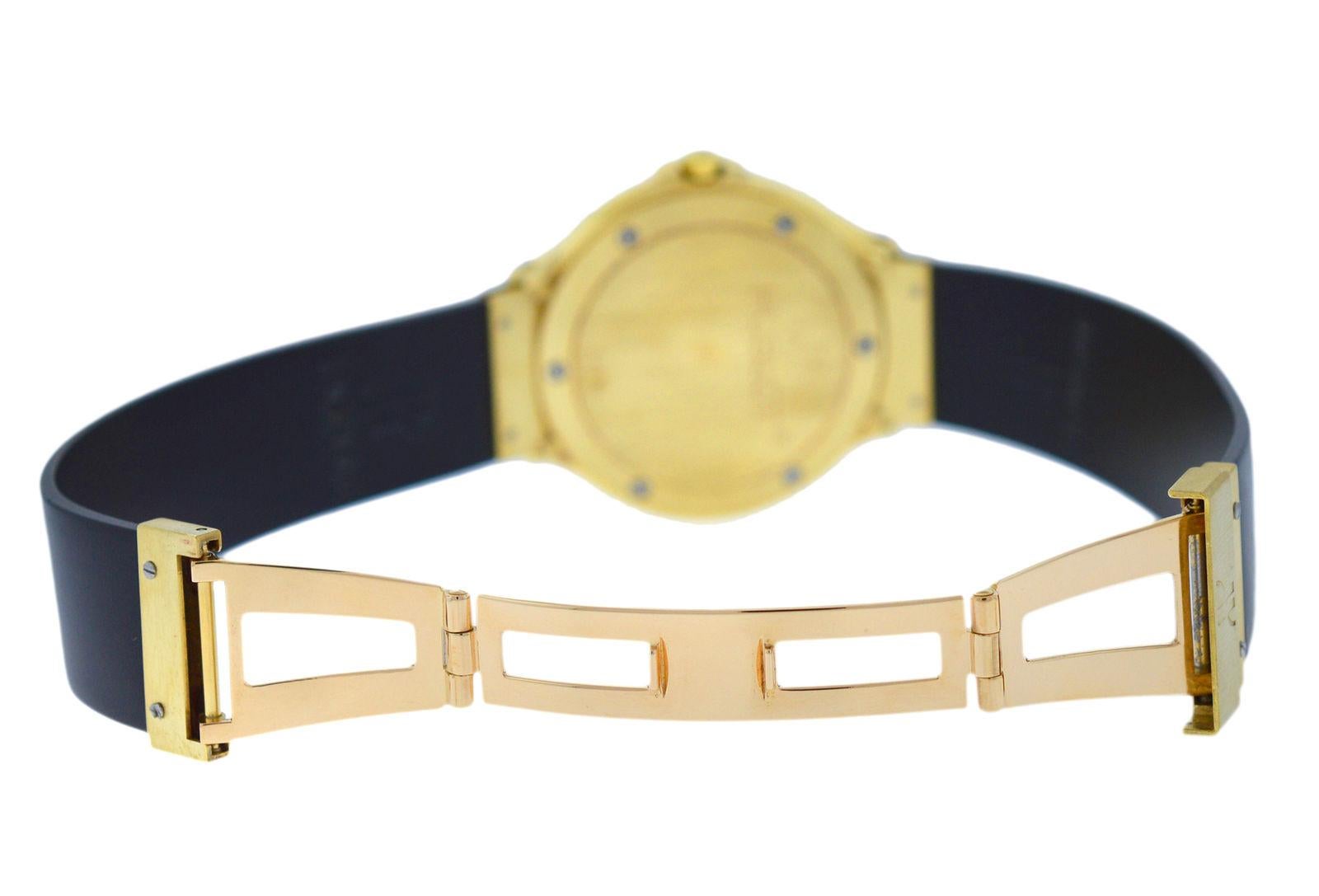 Hublot MDM Geneve Classic Stahl-Uhr aus 18 Karat Gold mit Quarz im Zustand „Hervorragend“ im Angebot in New York, NY