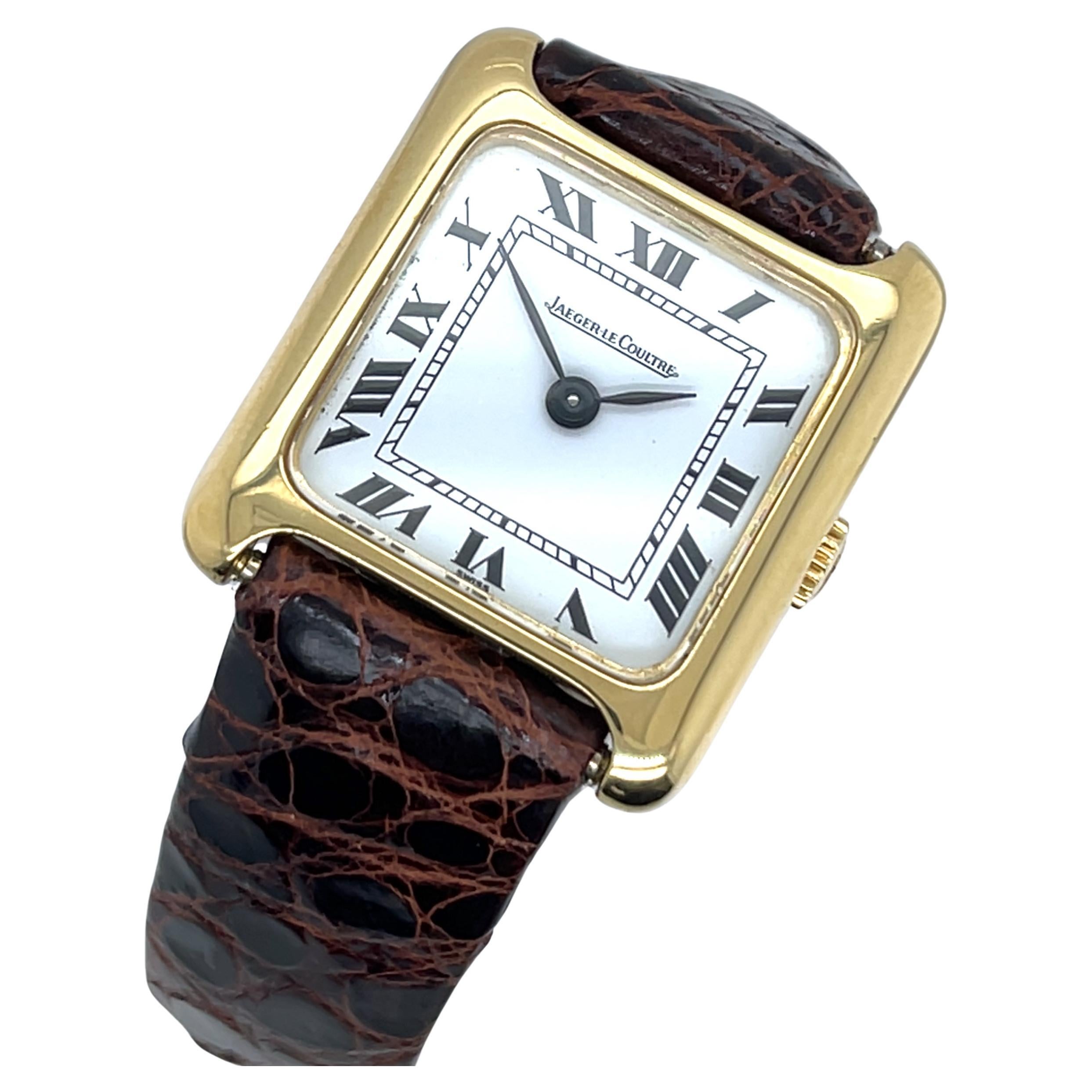 Reloj Jaeger-LeCoultre de oro amarillo de 18 ct para señora en venta