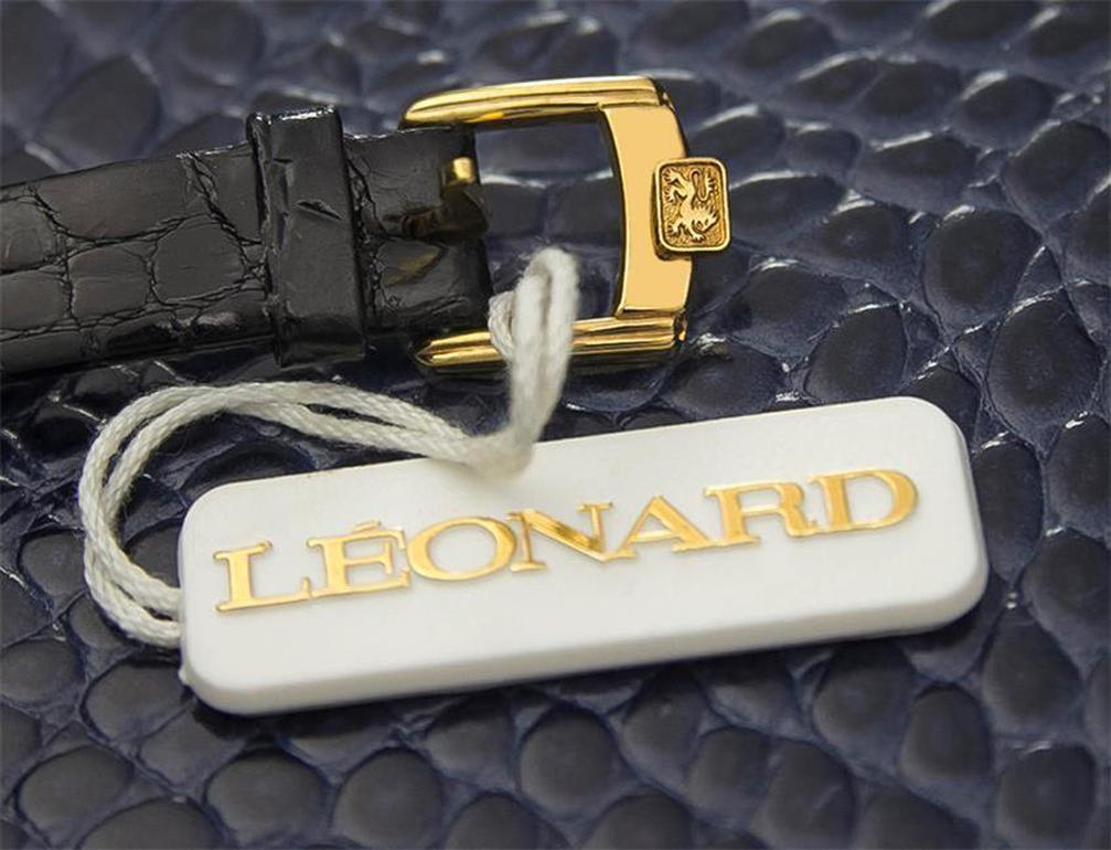 Ladies Leonard Quartz Gold-Plated Dress Watch 2000s Swiss J682 1