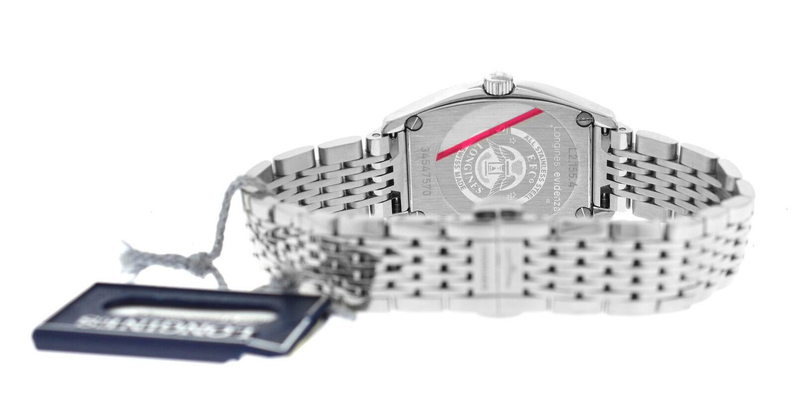 Women's Ladies Longines Evidenza L21554716 Steel Quartz Watch For Sale