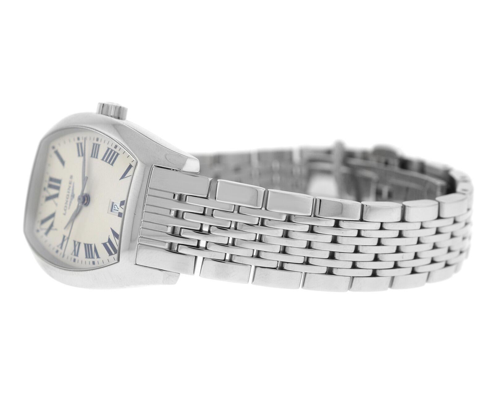 Ladies Longines Evidenza L21554716 Steel Quartz Watch For Sale 2