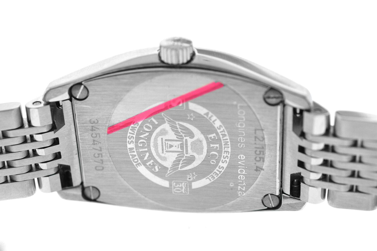Ladies Longines Evidenza L21554716 Steel Quartz Watch For Sale 3