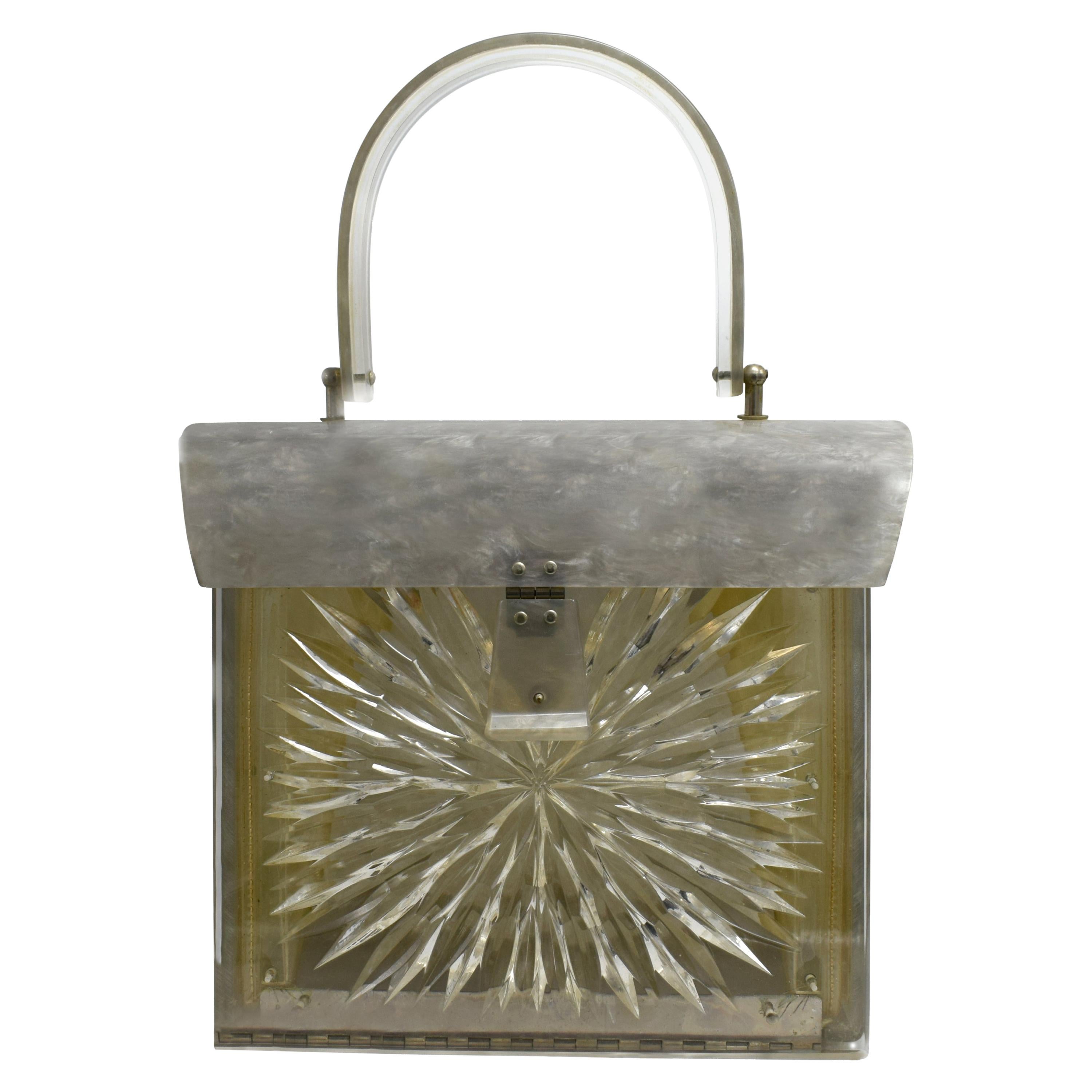 Ladies Lucite Bag by Gilli of New York, circa 1950s