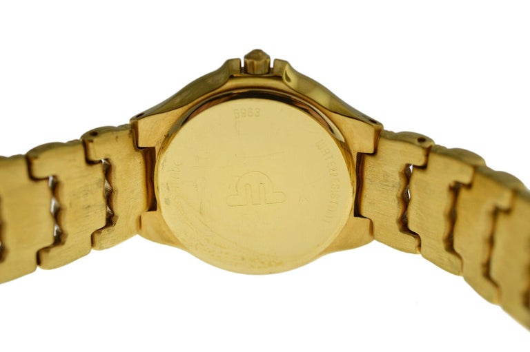 Ladies' Maurice Lacroix 79514 Electroplated Steel Quartz Date Watch - Main Image