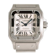  Mid Size Cartier Watch, Stainless Steel, Santos Galbee Model 2423