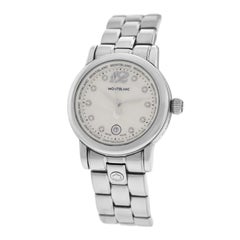 Ladies Montblanc Meisterstuck Steel Diamond Date Quartz Watch