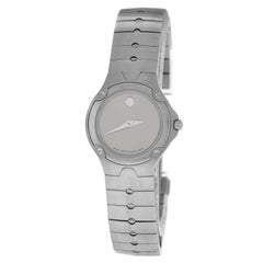 Ladies Movado Sports Edition Steel Silver Dial Quart Watch