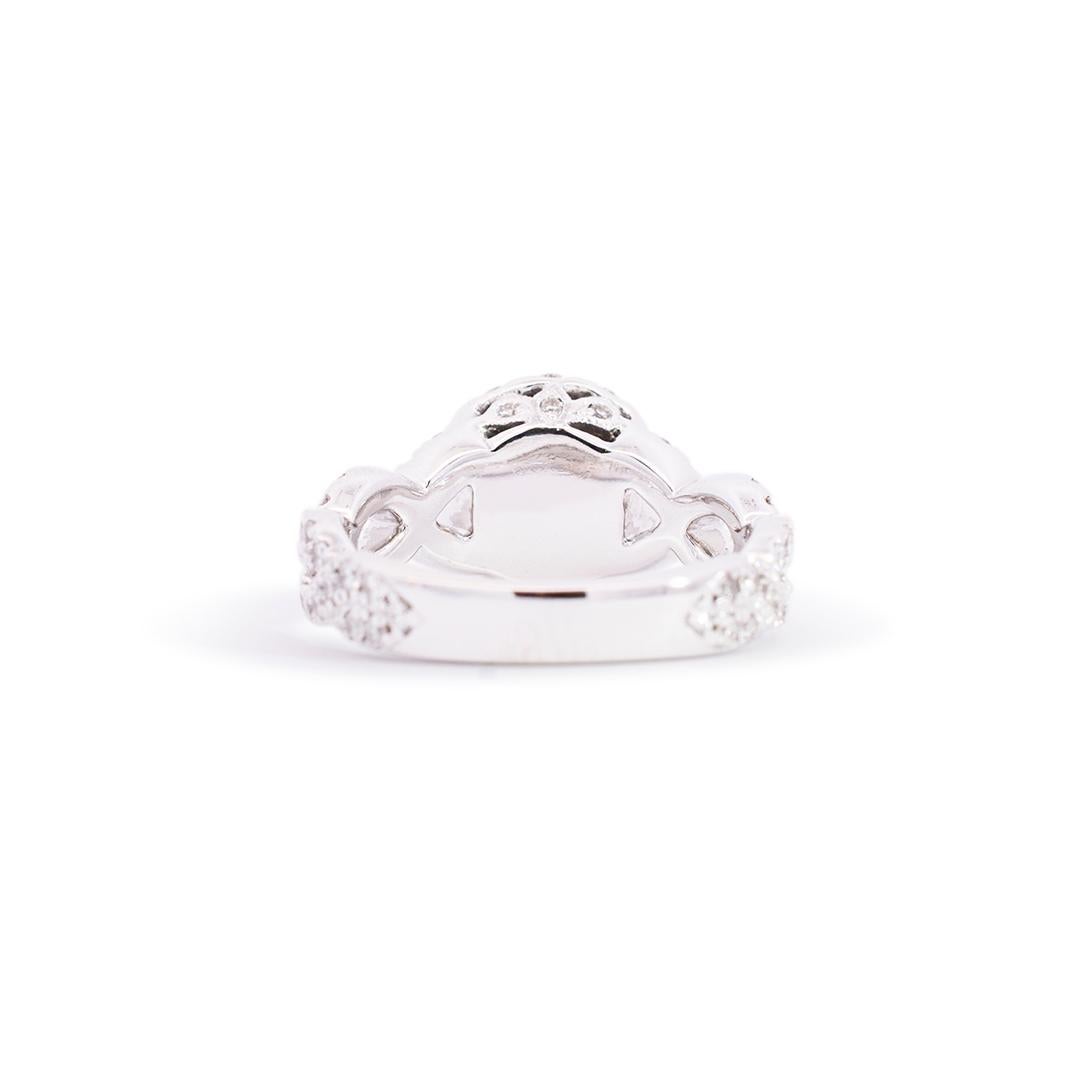 Women's Ladies Neil Lane 14k White Gold Semi Mount Halo Diamond Engagement Ring