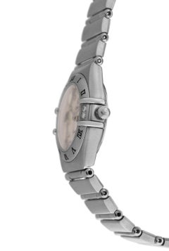 Ladies Omega Constellation 1567.75 Steel Mother of Pearl Diamond Quartz Watch