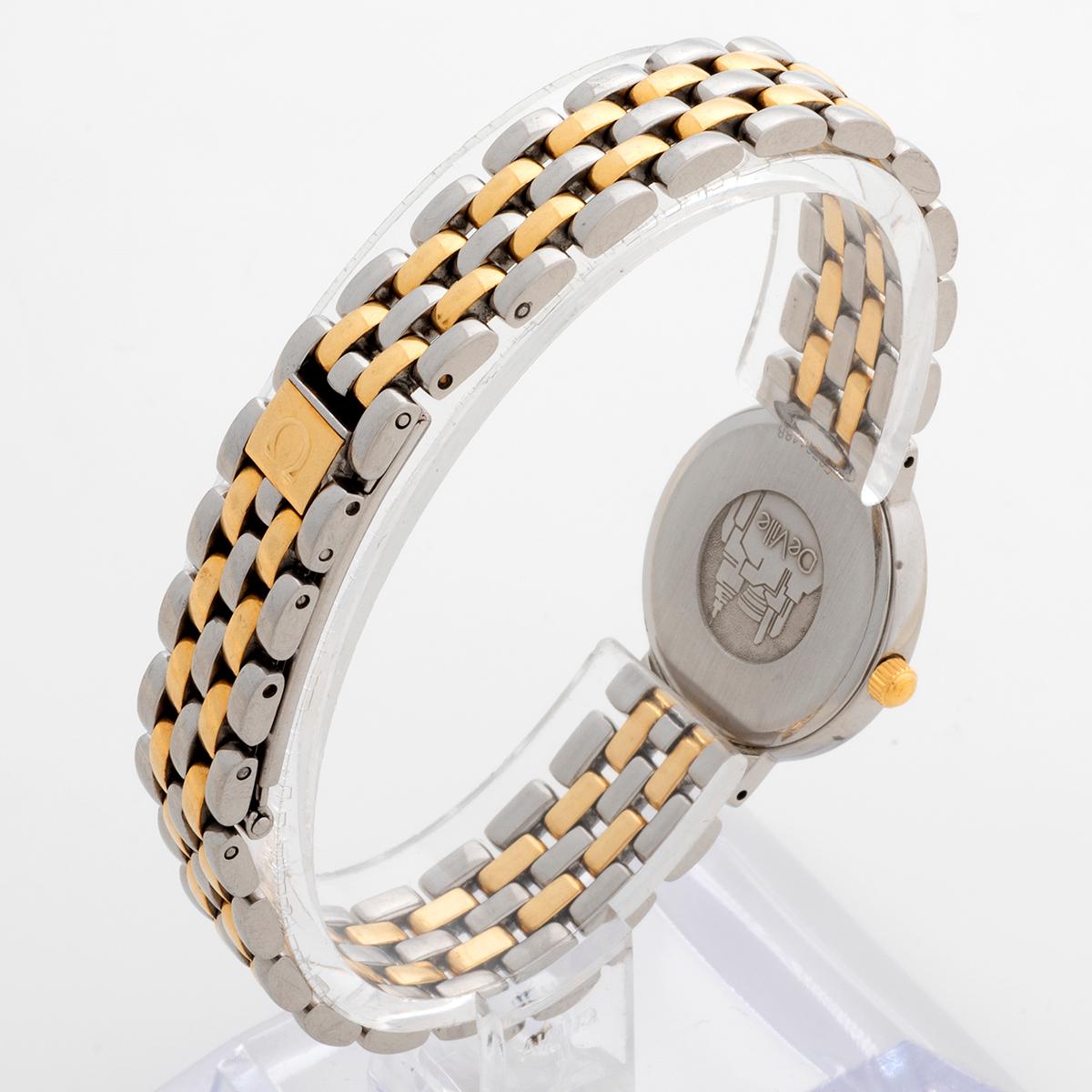 Omega De Ville pour dames, or/acier, boîtier de 23,5 mm. Great Patina, With Papers, 1992 1