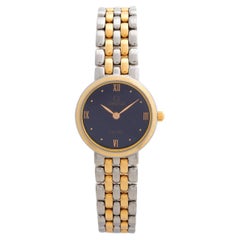 Omega De Ville da donna, oro/acciaio, cassa da 23,5 mm. Grande patina, con documenti, 1992