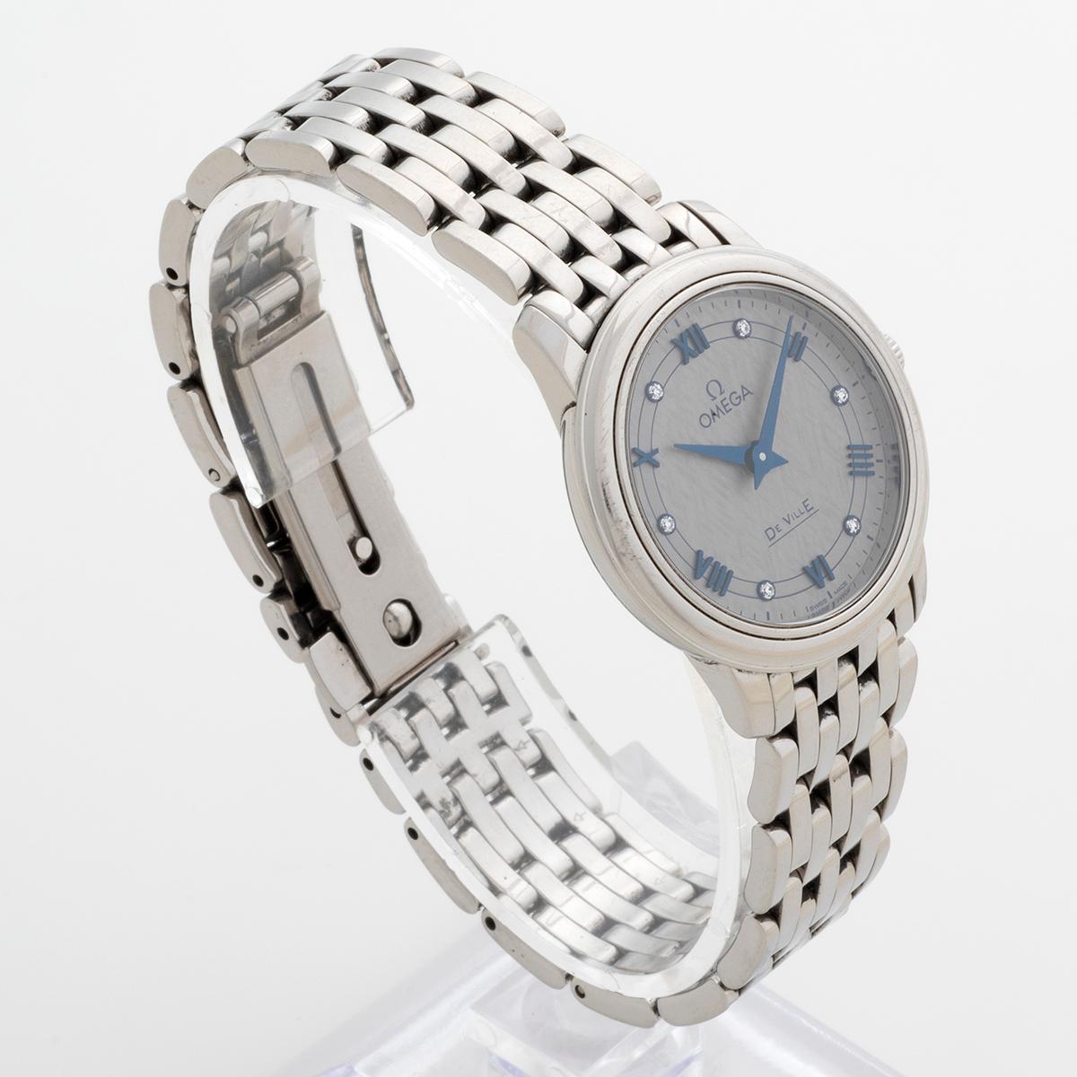 Ladies Omega De Ville Prestige ref 42410276056002, Quartz, Six Diamonds, Yr2019. en Excelente estado para la venta en Canterbury, England