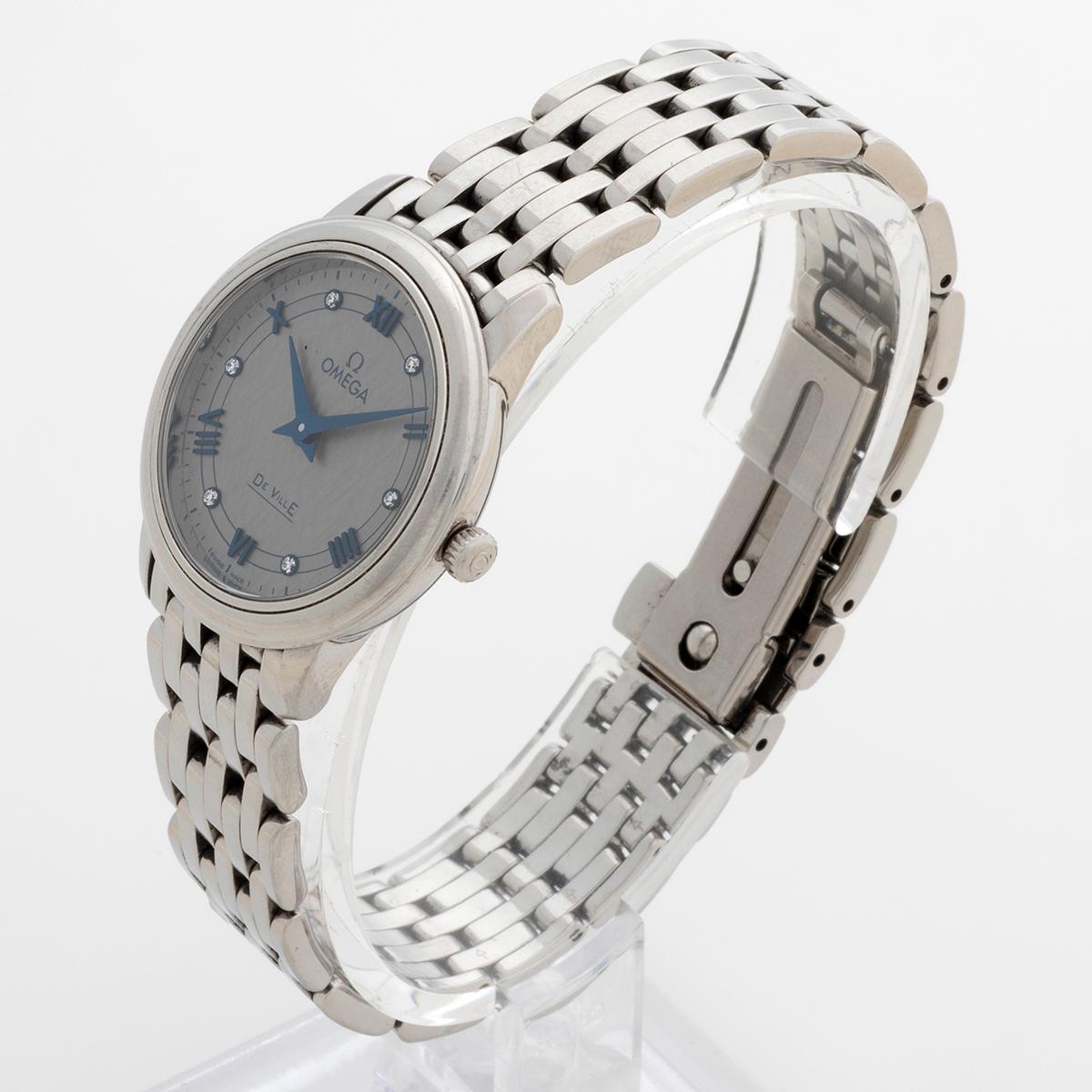 Femenino o masculino Ladies Omega De Ville Prestige ref 42410276056002, Quartz, Six Diamonds, Yr2019. en venta