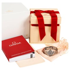 Ladies Omega De Ville Prestige ref 42410276056002, Quartz, Six Diamonds, Yr2019.