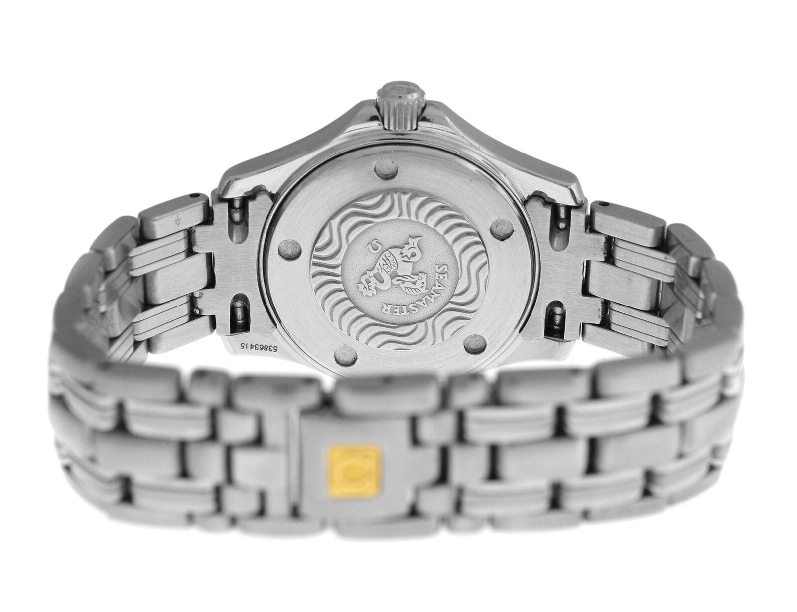 Women's Ladies Omega Seamaster 2571.20 Stainless Steel Quartz Watch For Sale
