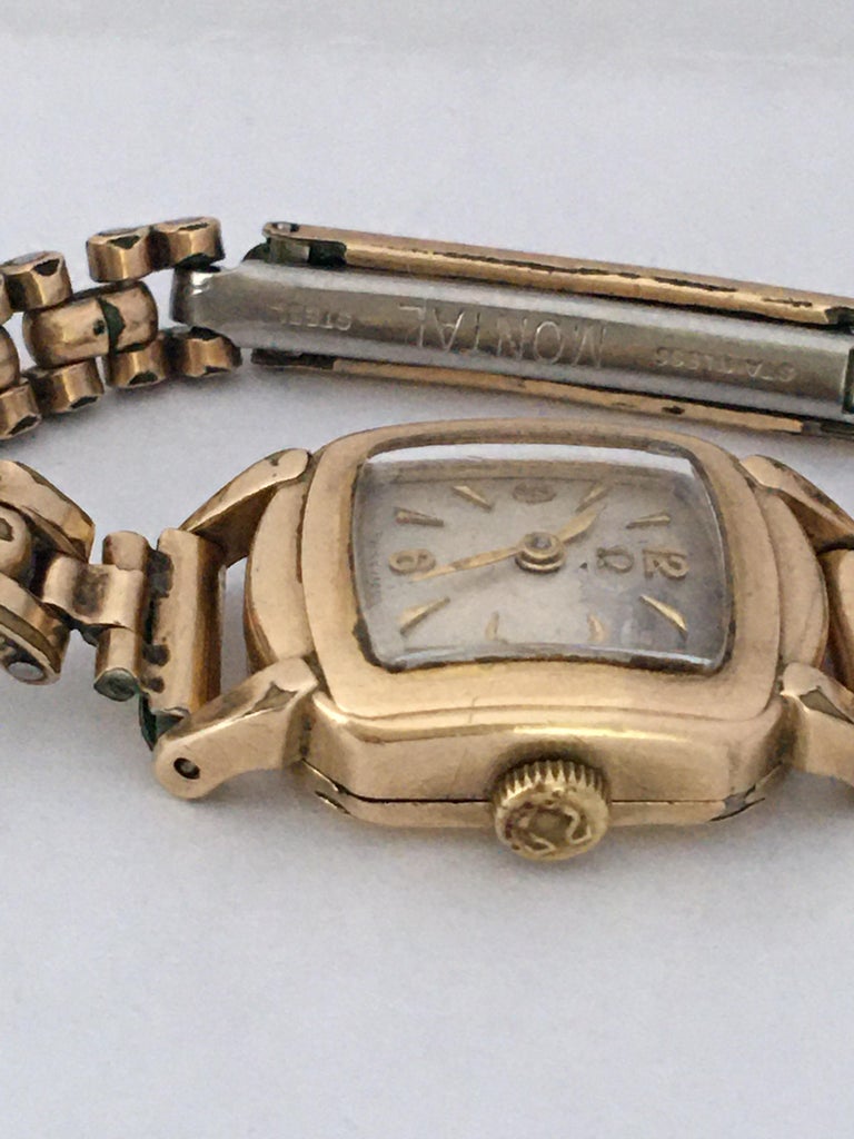 Ladies Omega Vintage GoldPlated Mechanical Watch For Sale at 1stDibs