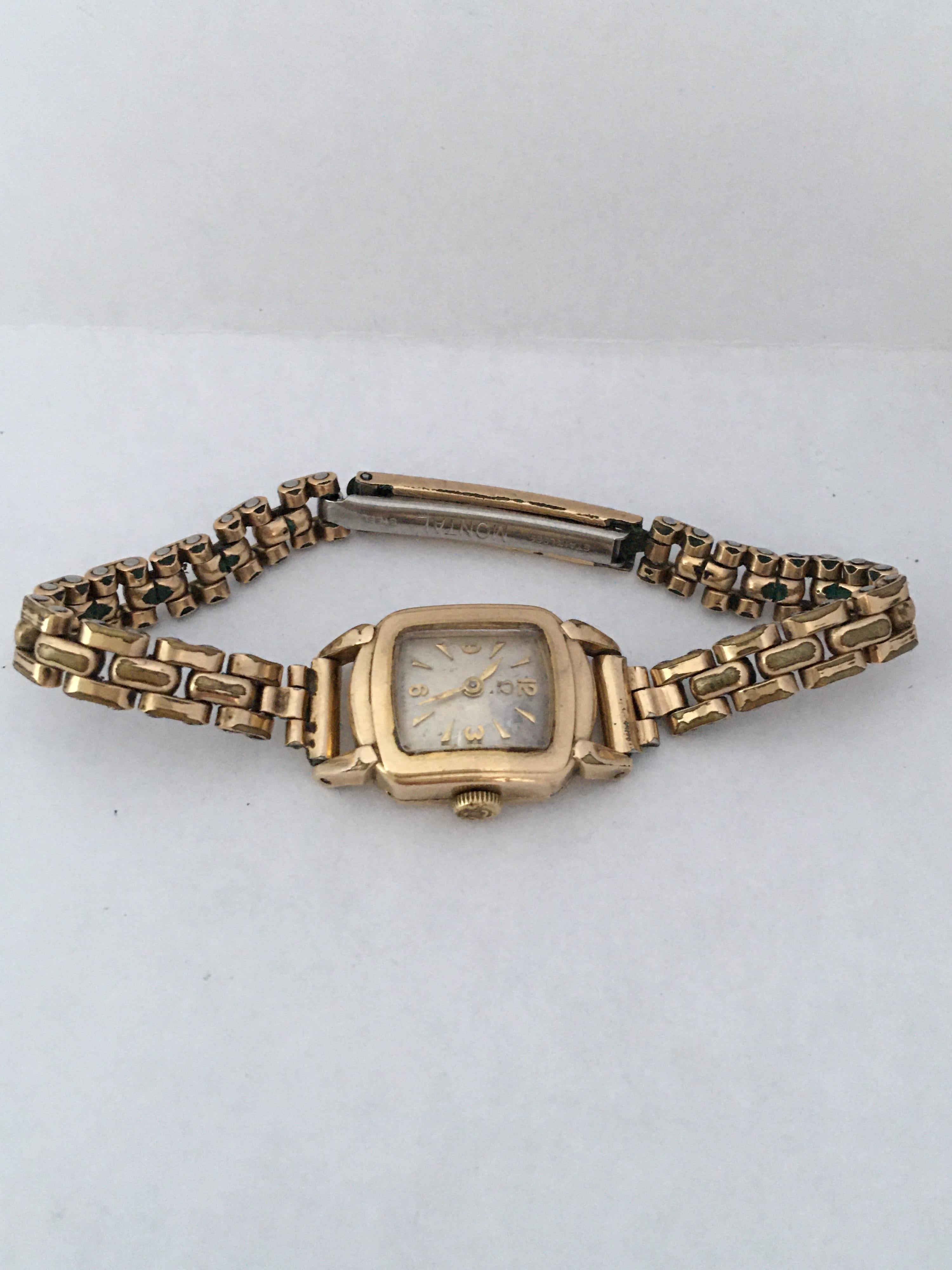 Ladies Omega Vintage Gold-Plated Mechanical Watch In Good Condition For Sale In Carlisle, GB