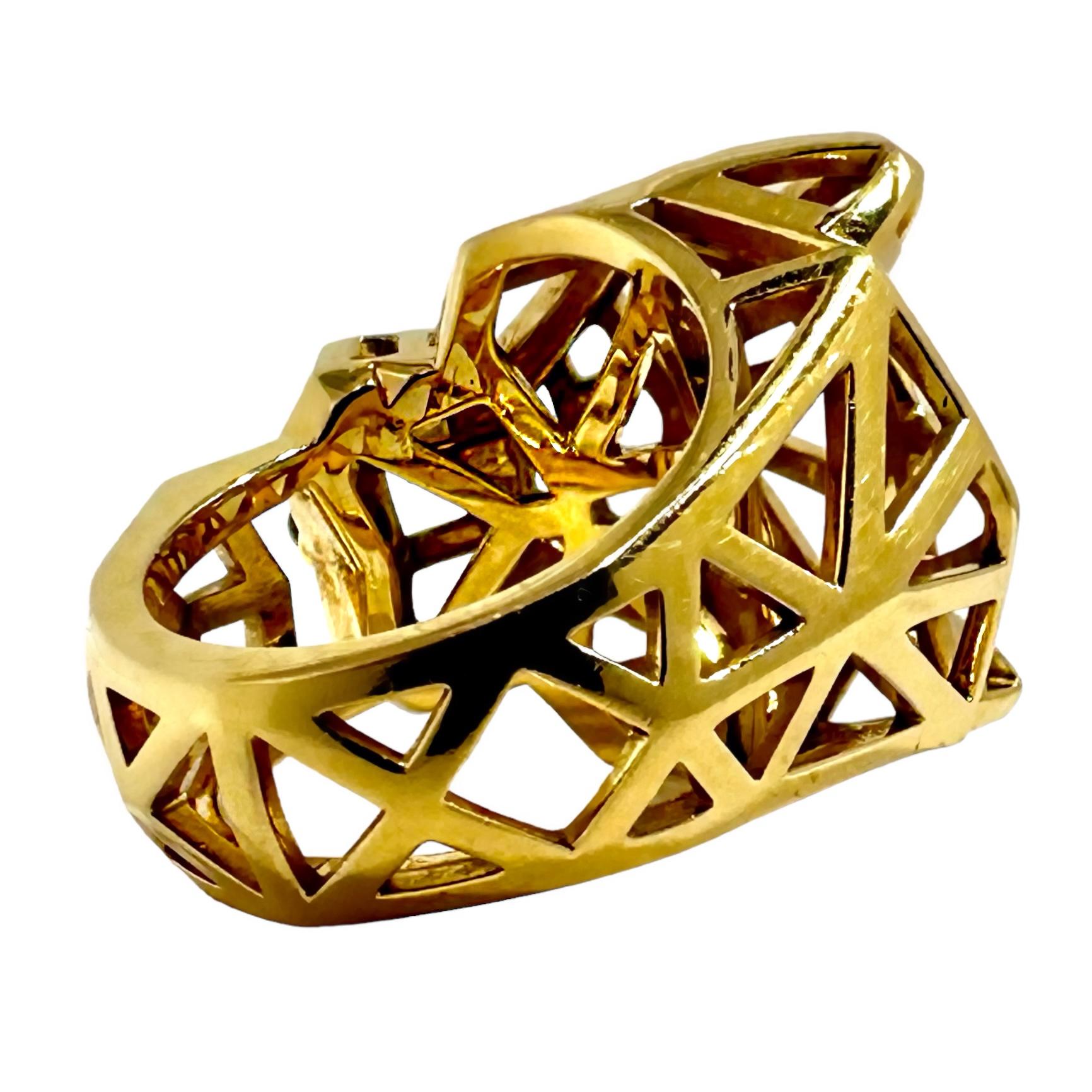 Damenring Panthere de Cartier in Gold mit Tsavorit Granat Augen & Onyx Nose im Zustand „Gut“ im Angebot in Palm Beach, FL