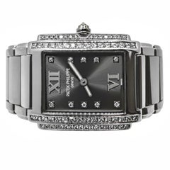 Ladies Patek Philippe Twenty 4 in White Gold with Diamonds