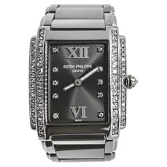 Ladies Patek Philippe Twenty 4 in White Gold with Diamonds