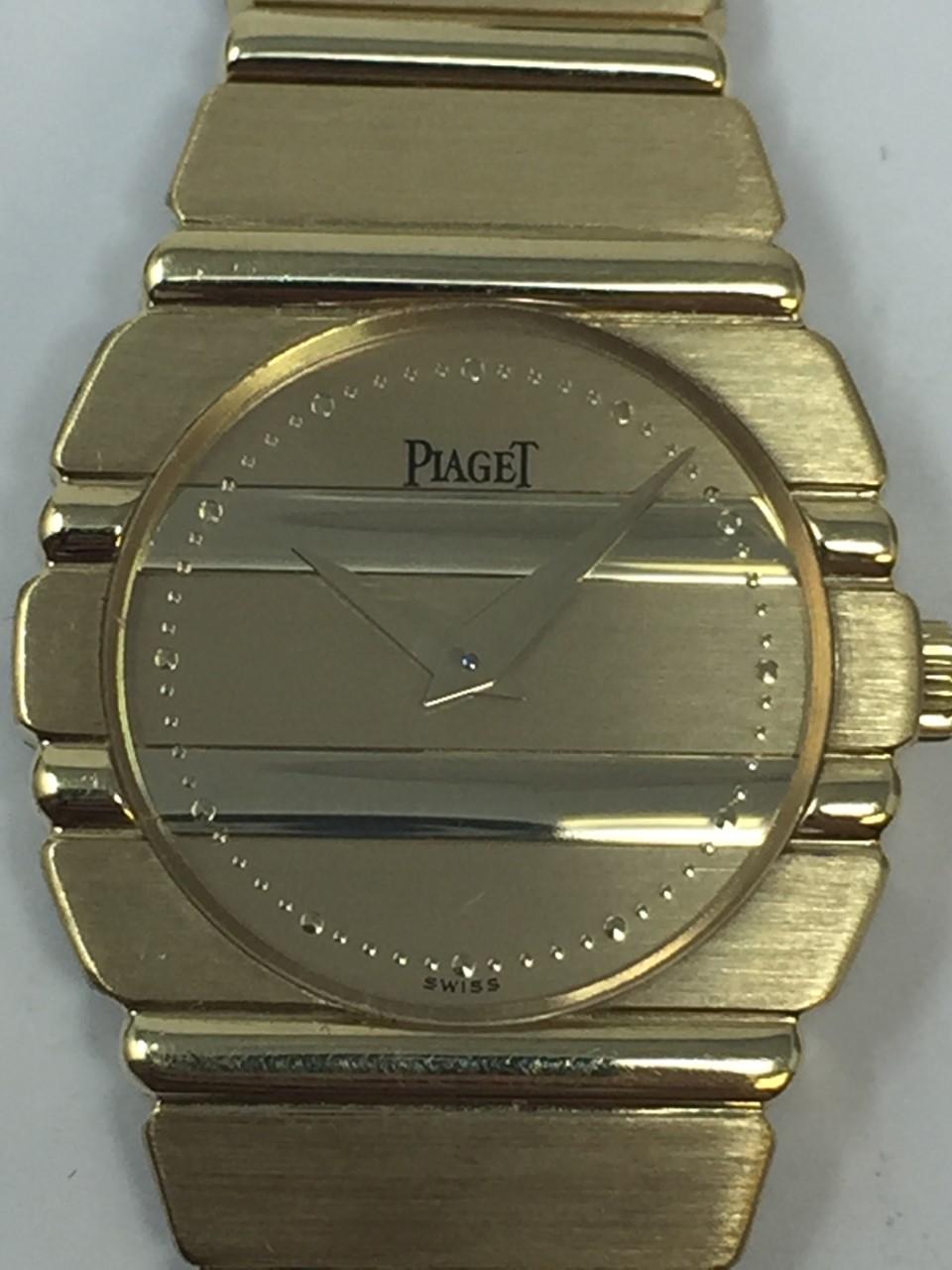 Ladies Piaget Polo 18 Karat Yellow Gold In Excellent Condition For Sale In North York, Ontario