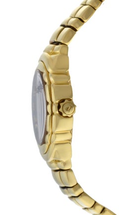 Ladies Piaget Tanagra 18 Karat Yellow Gold Diamond Quartz Watch