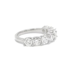 Ladies Platinum 8 Diamond Across Eternity Wedding Ring