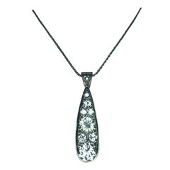 Antique Ladies Platinum Diamond Estate Necklace