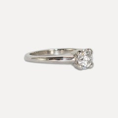 Ladies' Platinum Diamond Solitaire Engagement Ring 0.65 ct
