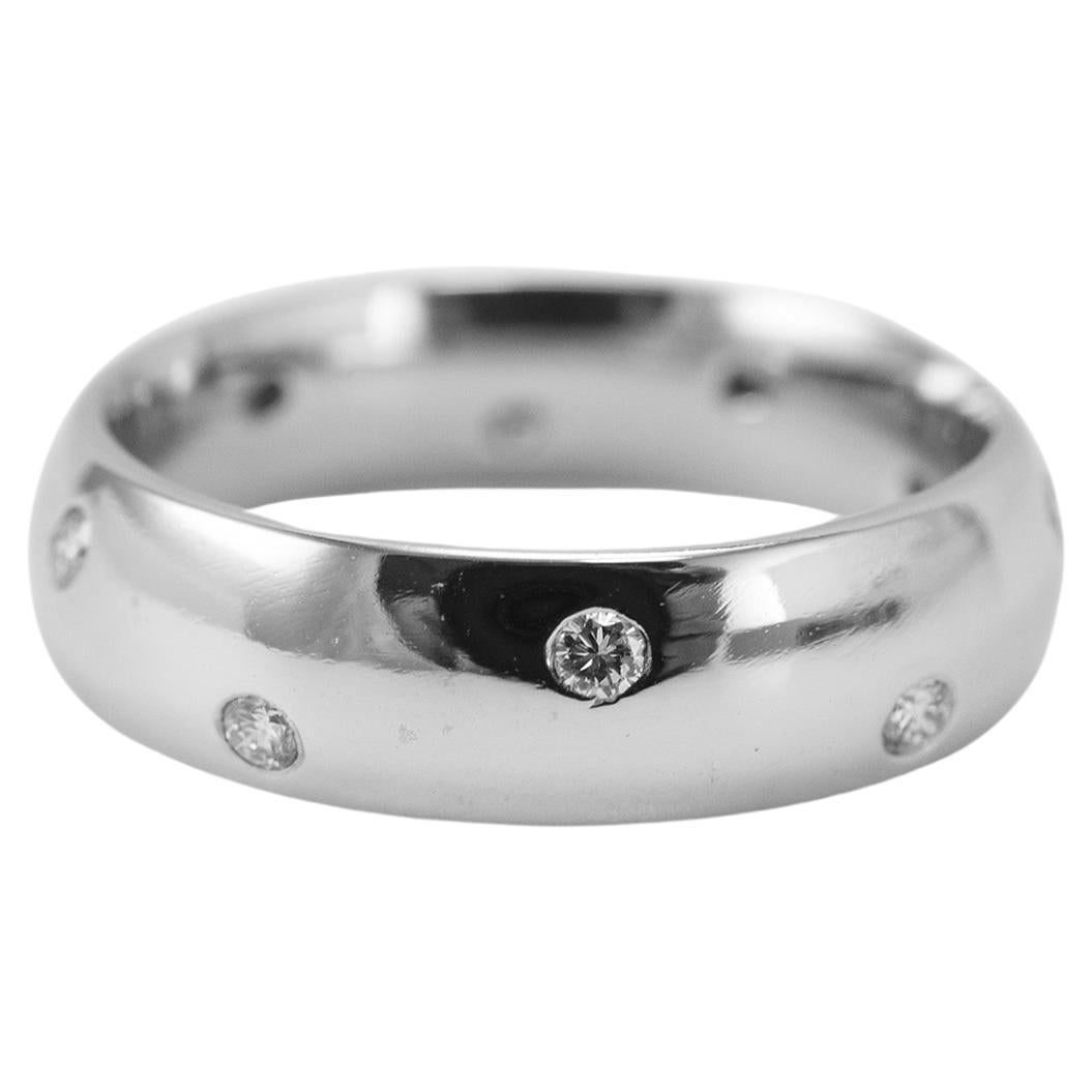 Ladies Platinum Diamond Wedding Band Ring