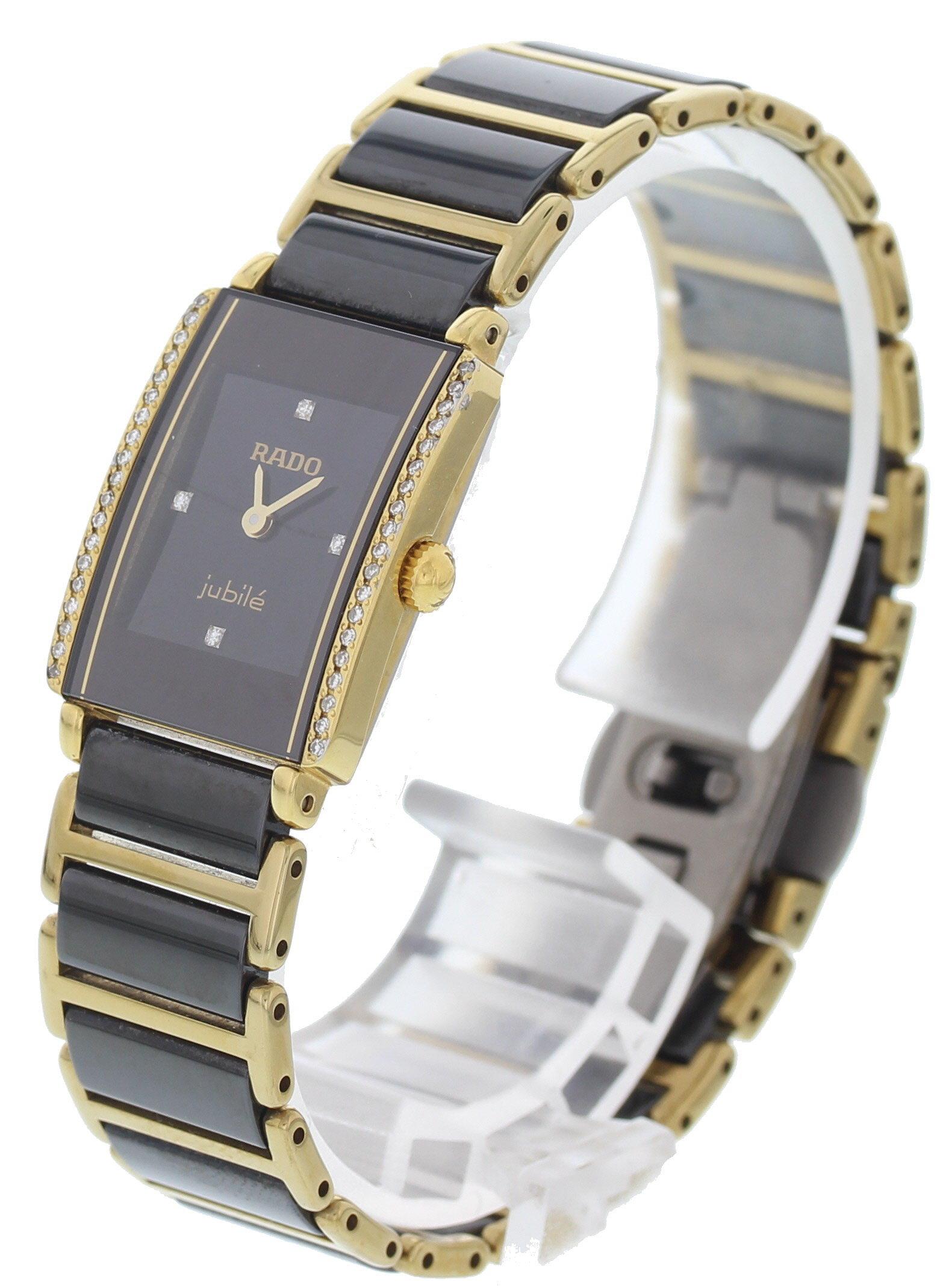 Ladies Rado Jubile Diastar Diamonds 153.0339.3 In Excellent Condition For Sale In New York, NY