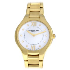 Ladies Raymond Weil Noemia 5132-P-00985 Gold Tone Quartz Watch